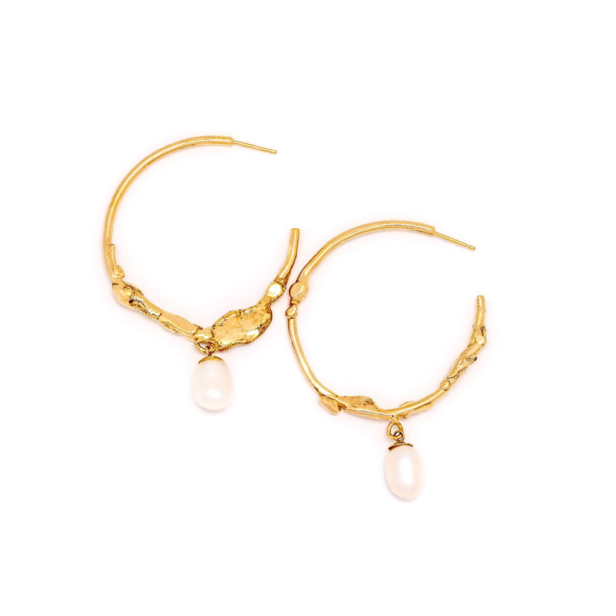 Siracusa Earrings Loops in Gold by What If You Stayed