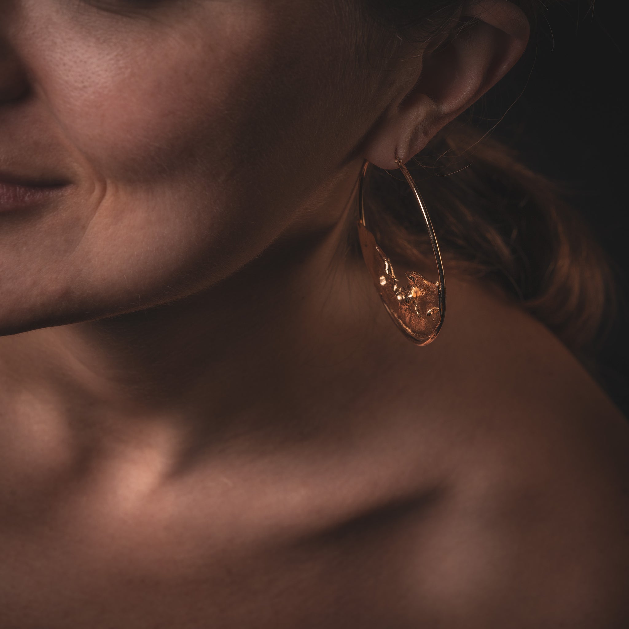Golden Mirage Earrings by What If You Stayed